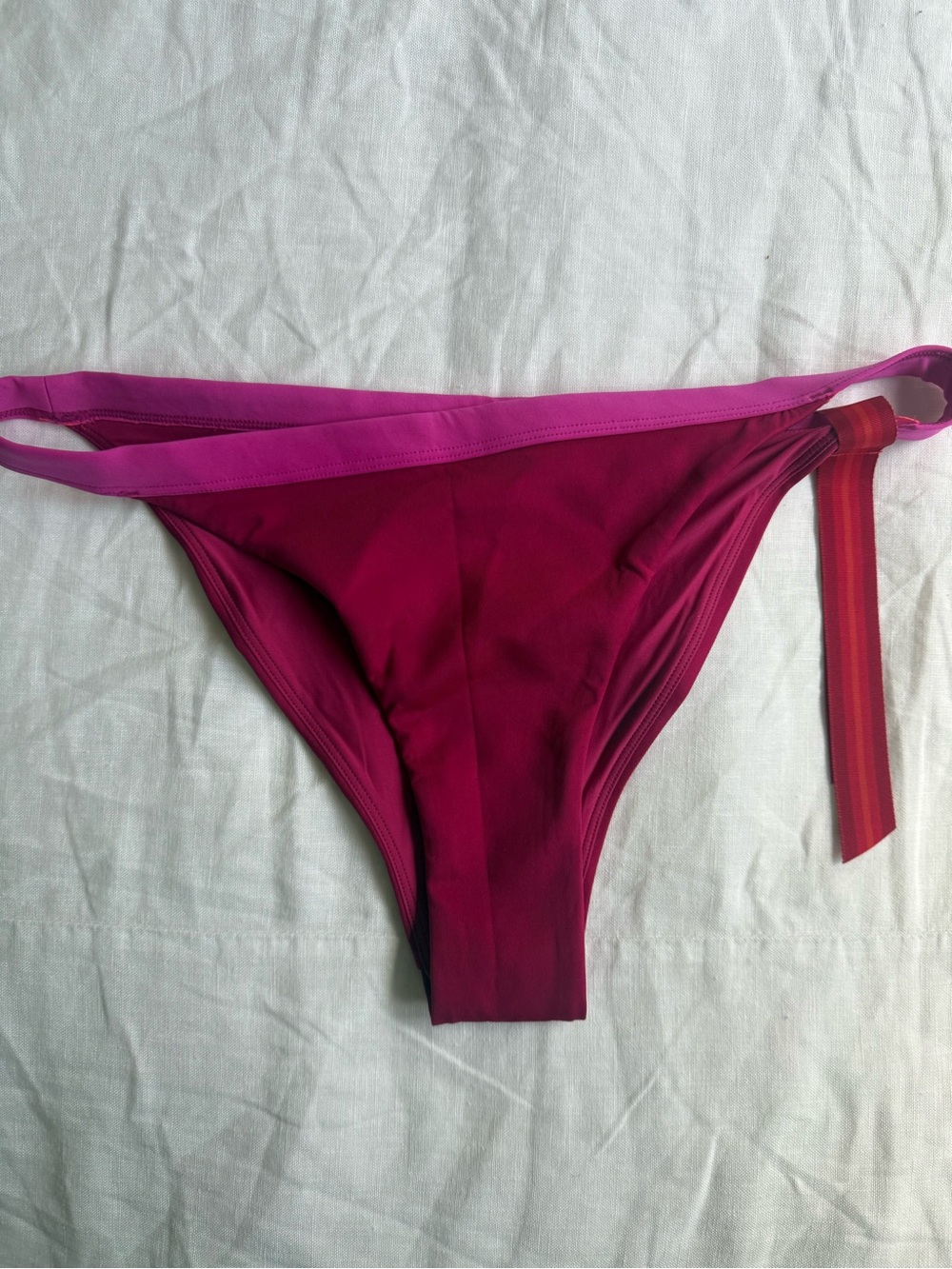 Left On Friday Two-Tone Pink Bikini
